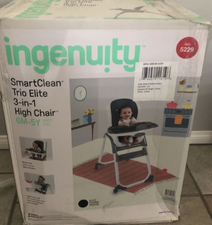 Brand New Ingenuity 3 In 1 High Chair