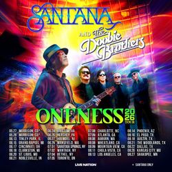 Santana and the Doobie Bros. 4 tickets 8-8-26