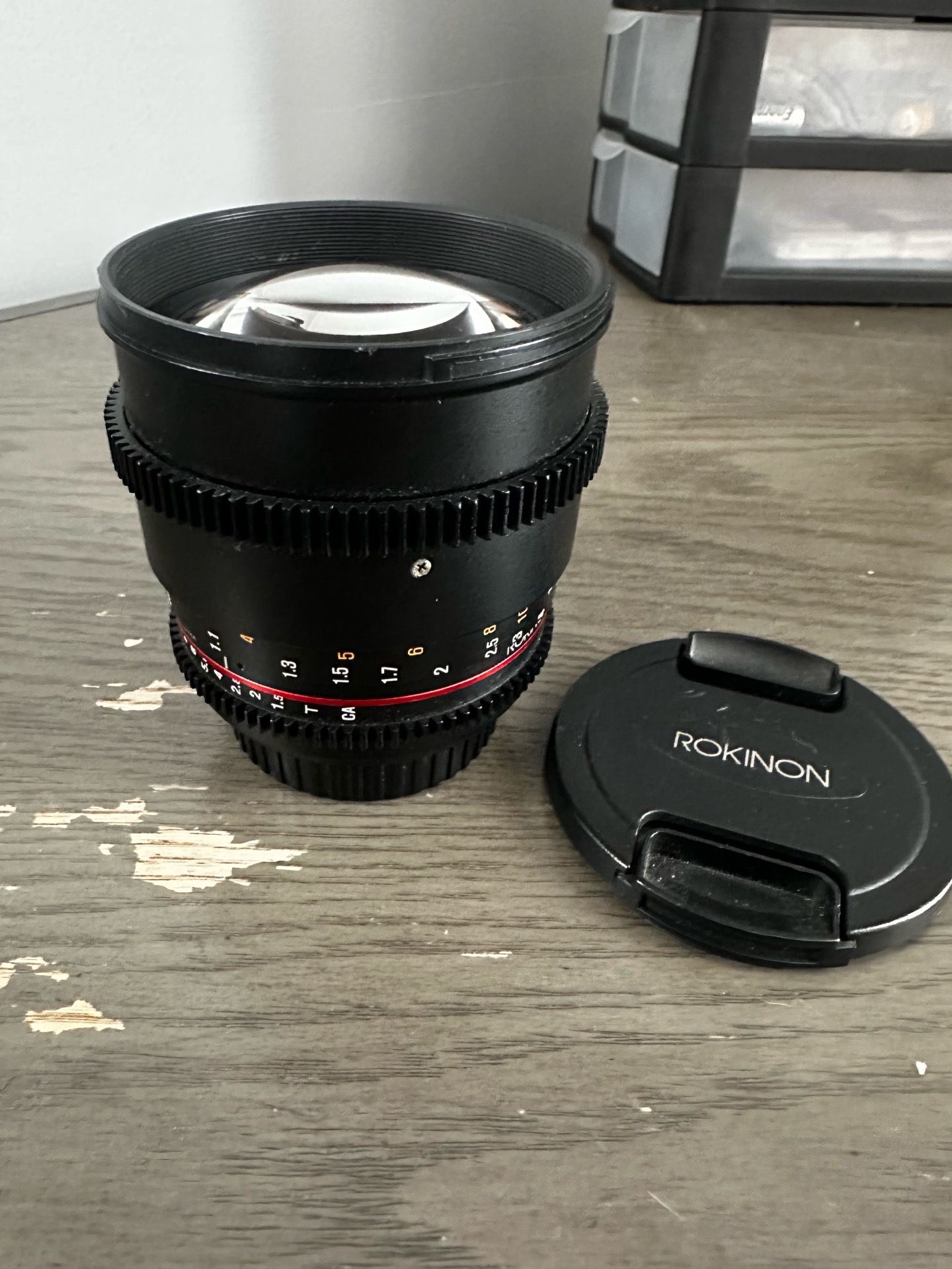 Rokinon canon ef 85mm T1.5 Cine Lens