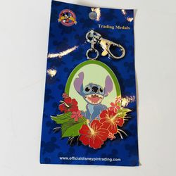  DLR / DCA Pin Trading Medal Stitch California Adventure Disney Pin. New!