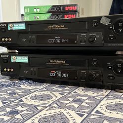 VINTAGE ELECTRONICS SALE: 2 x TESTED Sony Hi-Fi Stereo VCR! + The Kinyo VHS Rewinder