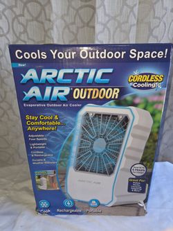 Arctic Air Portable Rechargeable Air Cooler Fan New (Price Is Firm)