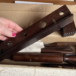 Wooden Kitchen Utensil Display