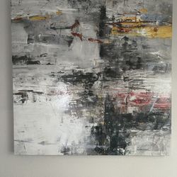 Modern Painting On Canvas XXL - 64 By 64 