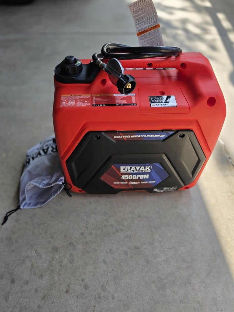 ERYAK DUEL FUEL PORTABLE GENERATOR BRAND NEW