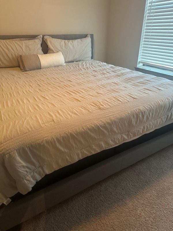 Bed Frame With Spring Box