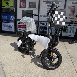 Electric Bike With Basket 
