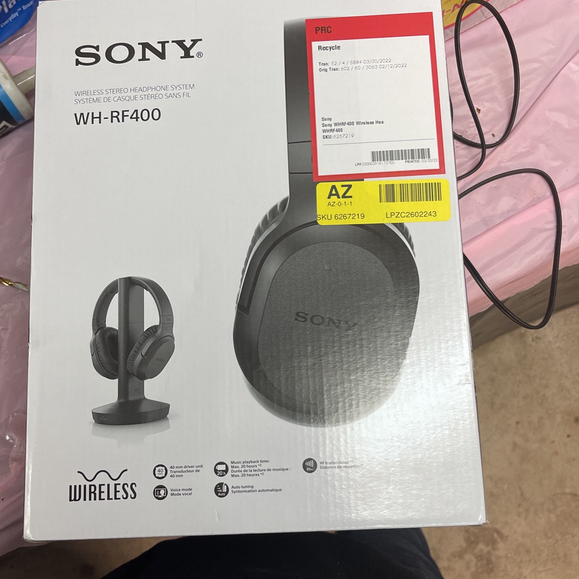 Sonny WH-RF400 Headphone