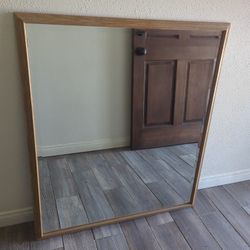  Wood Frame Mirror 