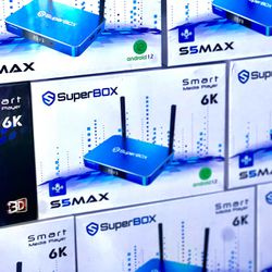 SUPERBOX S5 MAX $180 1 YEAR WARRANTY PICK UP IN COVINA !! 