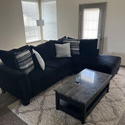 Black Sectional 