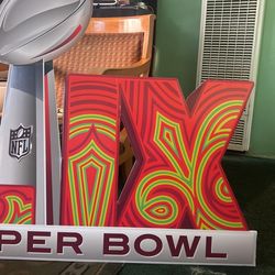 Eagles Chiefs Super Bowl Sign