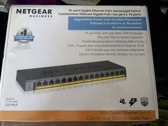 Netgear 16-port Gigabit POE