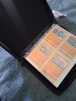Pokemon cards with binder