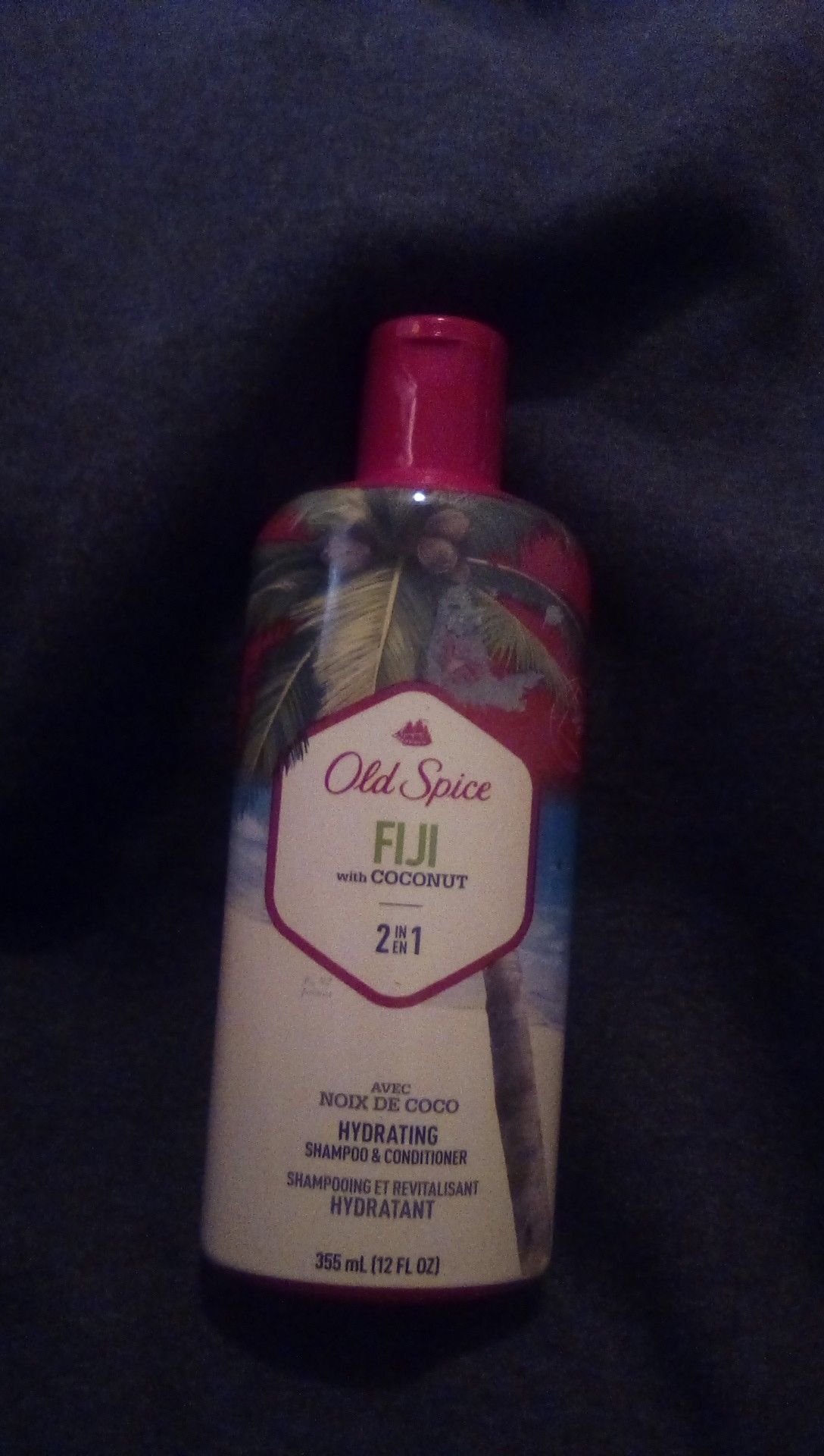 Old Spice Fiji 2 in 1 shampoo and conditioner.