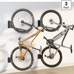 Swivel double wall mounted bikes