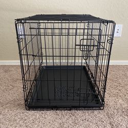 Steel Metal Dog Cat Animal Medium Size Kennel Crate 24 Long 20 Tall 18 Wide 