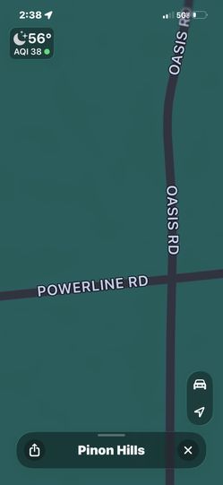 Land For Sale 10 Acts Pinion Hill Cal.
