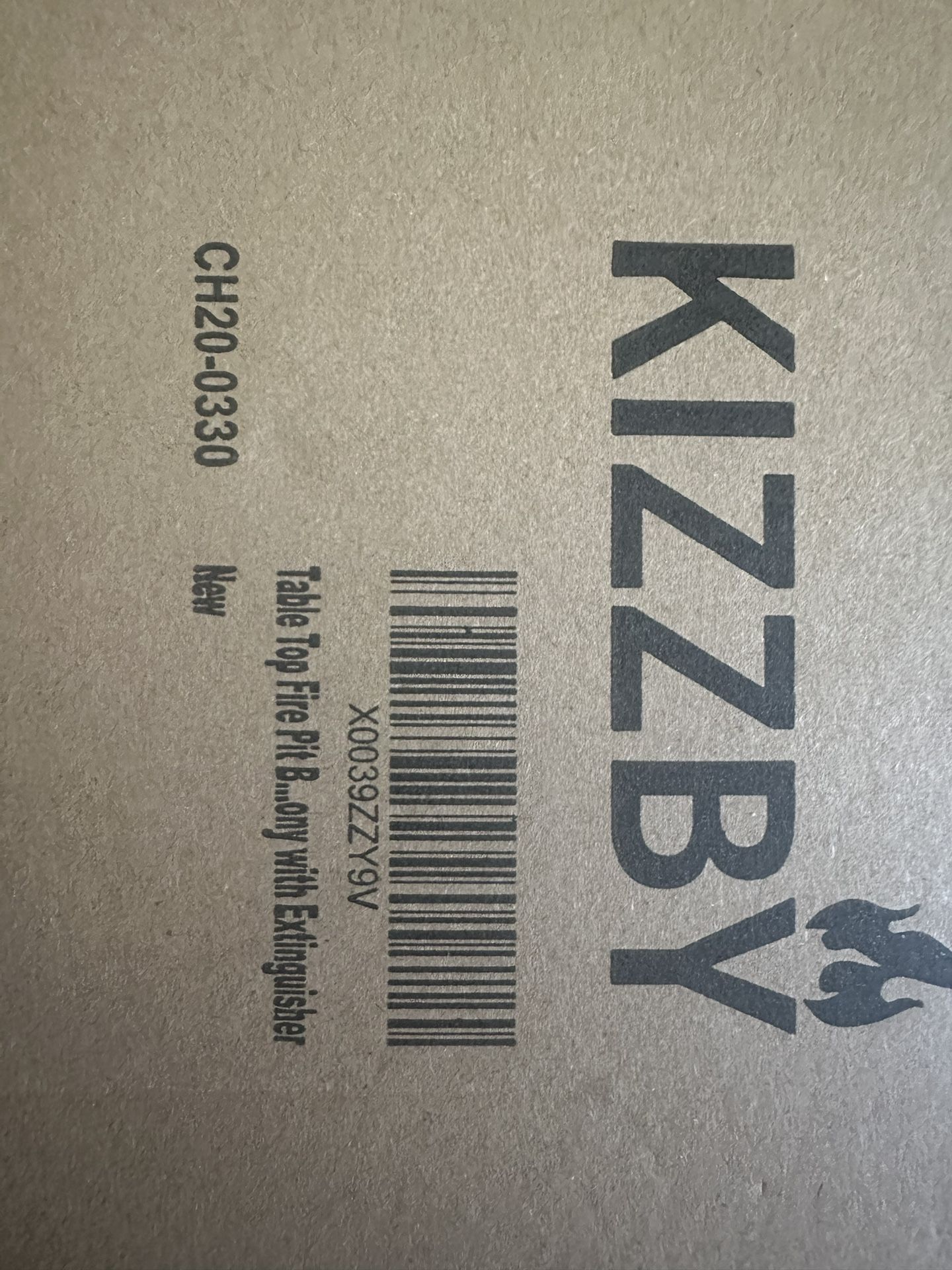 Kizzby Fire Pit Table Top Brand New Small