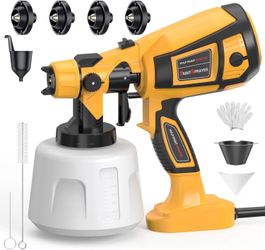 Electric HVLP Paint Sprayer with Dust Blowing Feature - Easy to Clean
