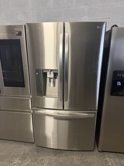 36” counter depth LG FRIDGE REFRIGERATOR NEVERA HELADERA FRIO REFRIGERADOR GOOD CONDITION DELIVERY 🚚 FREE WARRANTY 100 DAYS