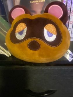 Animal Crossing Tom Nook Plush and Necklace