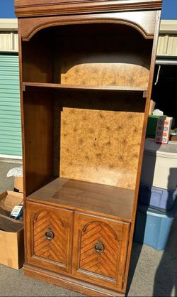 Cabinet With Shelves & Storage 80's Style 