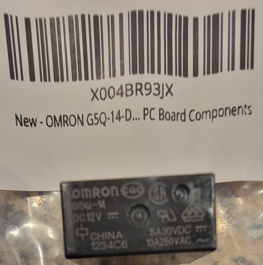 OMRON G5Q-14-D Relay – DC12V SPDT PCB Board Component
