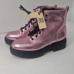 Girls Youth Size 5 Madden NYC Pink Fashion Boots 