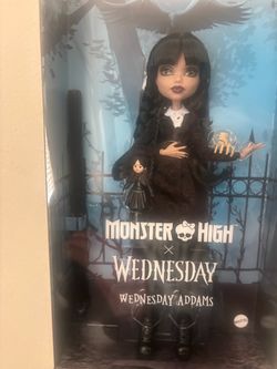 Monster High x Wednesday Addams Doll by Mattel
