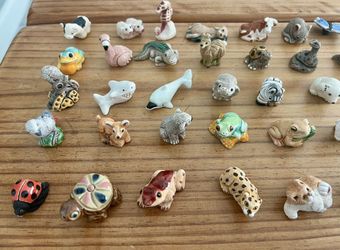 Miniature Ceramic Animals From Peru $10 For 10