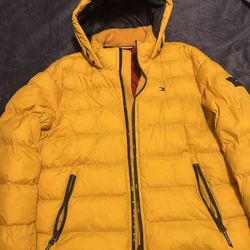 Tommy Hilfiger Yellow Puffer Jacket