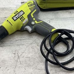 Ryobi 5.5 Amp Corded 3/8 in. Variable Speed Compact Drill/Driver, model D43K. 