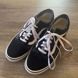 Black Vans Size 7.5