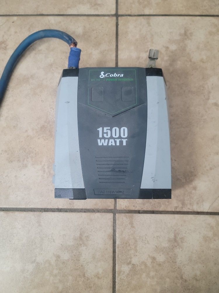 cobra 1500 Watt power inverter works perfect