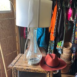 Cool blown glass lamp