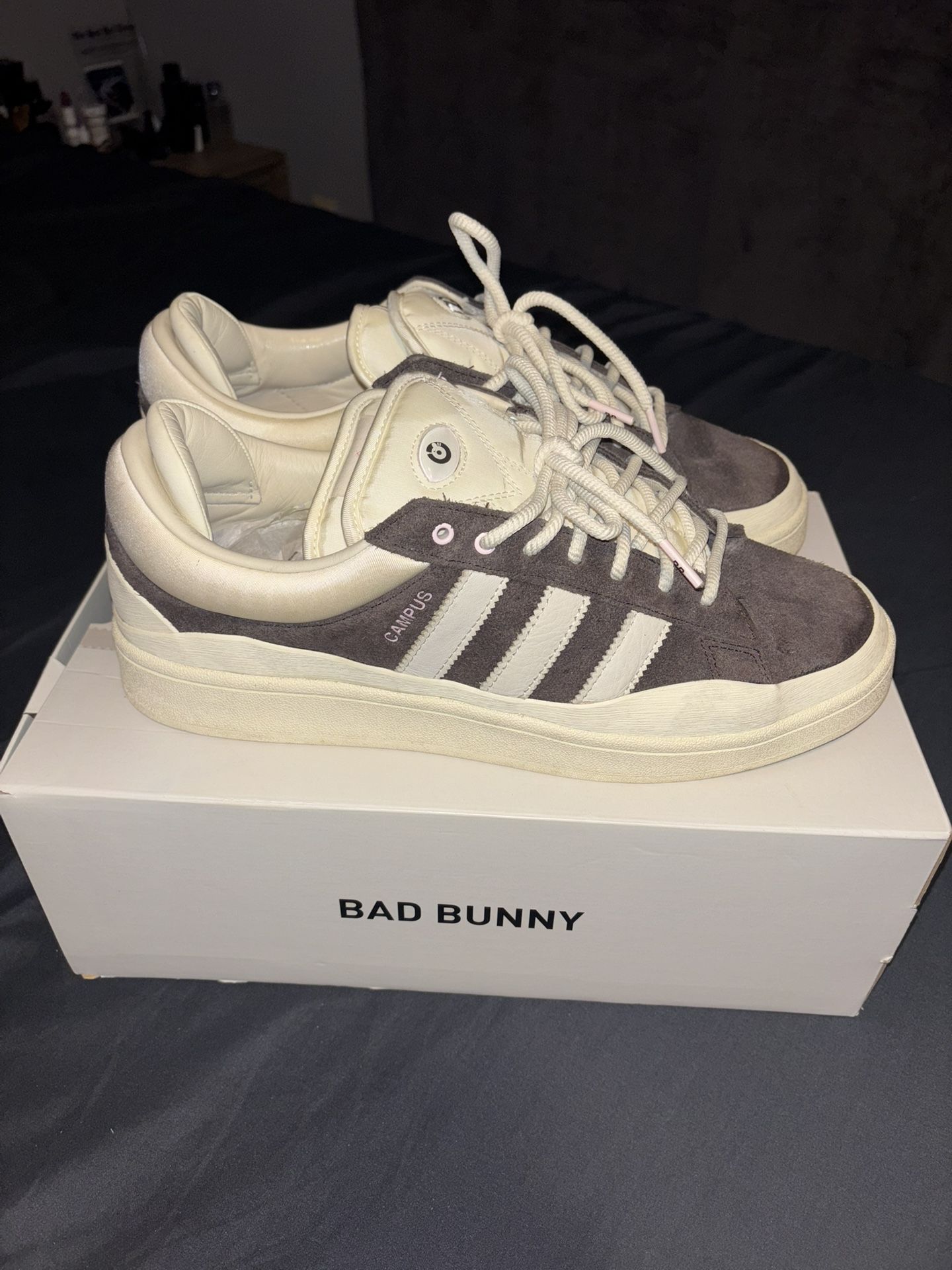 adidas gazelle silver green womens adidas Campus Light Bad Bunny Cream  YankeeKicks Online