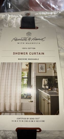 Hearth and Hand shower curtain