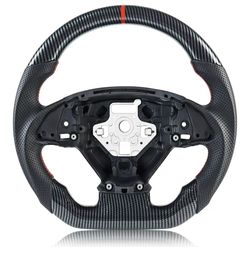 Hydro-Dip Carbon Fiber Steering Wheel D-shaped