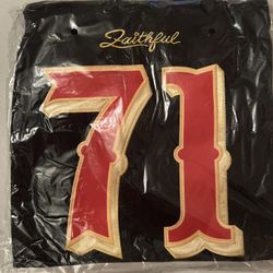 Rivalry 49er Jersey Black Red With Gold Trim Purdy Warner Kittle Bosa Or McCaffrey Williams 23 97 54 85 13 71