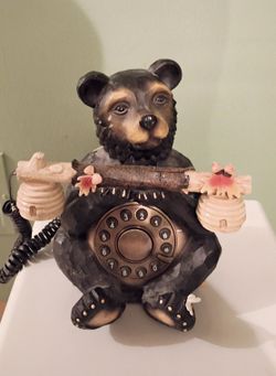 Rustic Bear Phone.