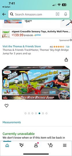 Thomas Train Sky High Bridge Jump Set