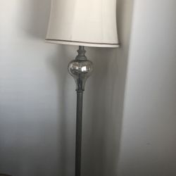 Silver Accent Floor Lamp