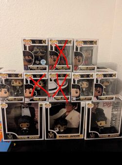 Michael Jackson Funko Pop Lot
