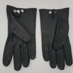Vampire Gloves, Soft Black Leather,  Size XL