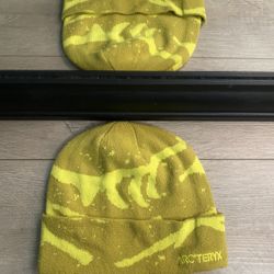 Rare Y2K Arcteryx Grotto Toque Lime Green Beanie Gorpcore  