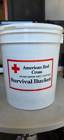 American Red Cross Survival Bucket