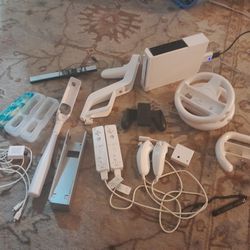 Nintendo Wii With Everything In Pic