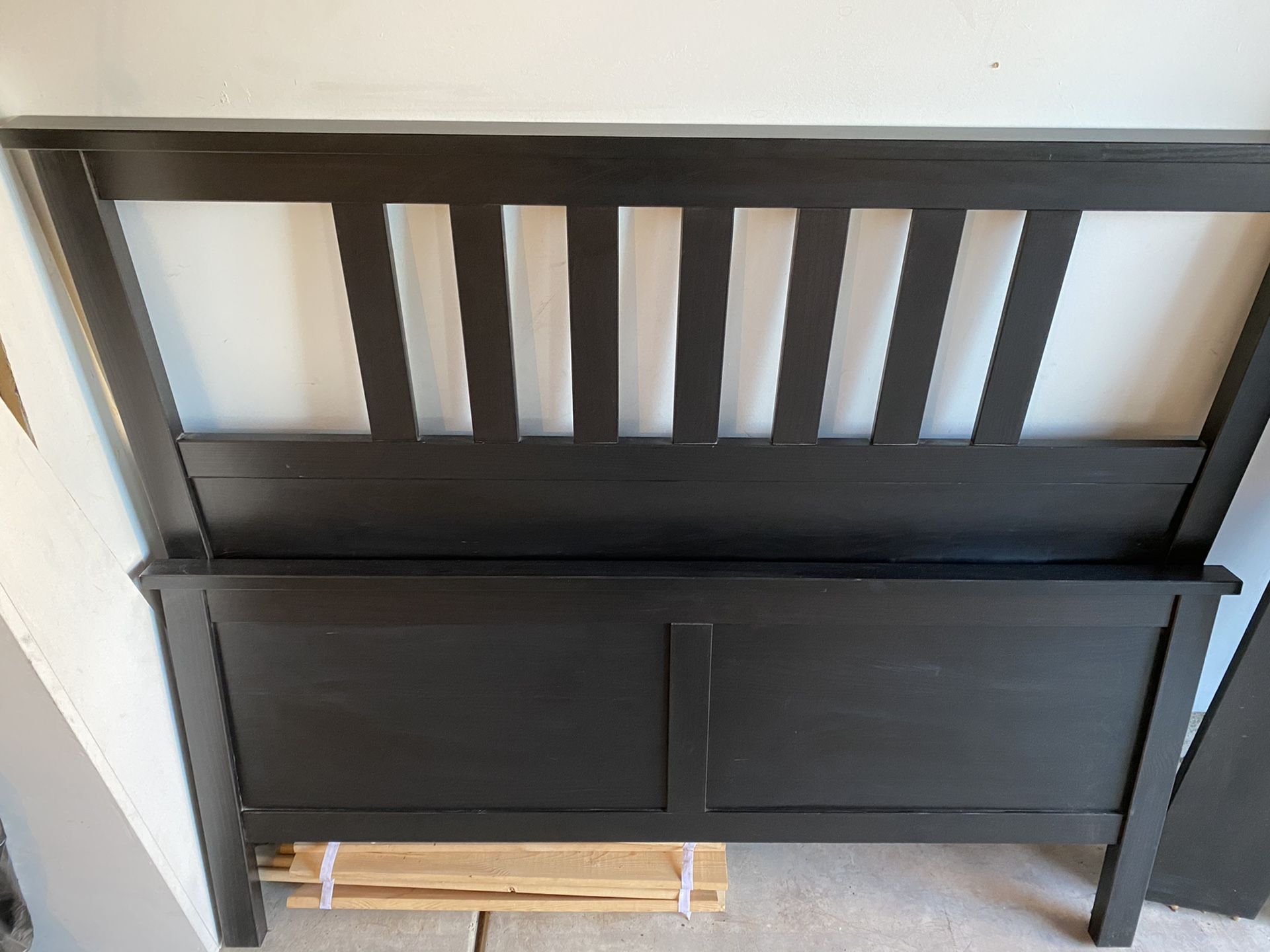 IKEA hemmes full size bed frame