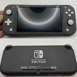 Nintendo Switch Lite Gray Handheld System  Tested Authentic Handheld Console 